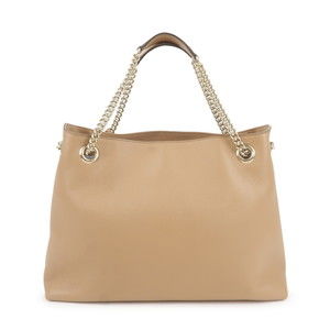 Gucci Chain Tan Leather Shoulder Soho Bag